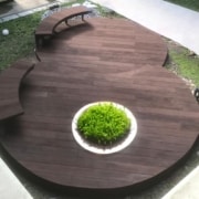 GFRC simulated timber decking at Gardens by the Bay